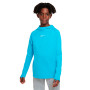 Dri-Fit Academy Hoodie Pullover Niño Laser Blue-Summit White