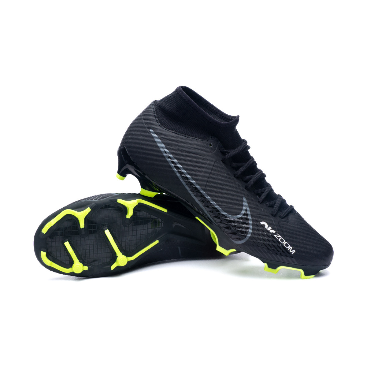 Bota de fútbol Nike Air Zoom Superfly 9 FG/MG Black-Dark Smoke Grey-Summit White - Emotion