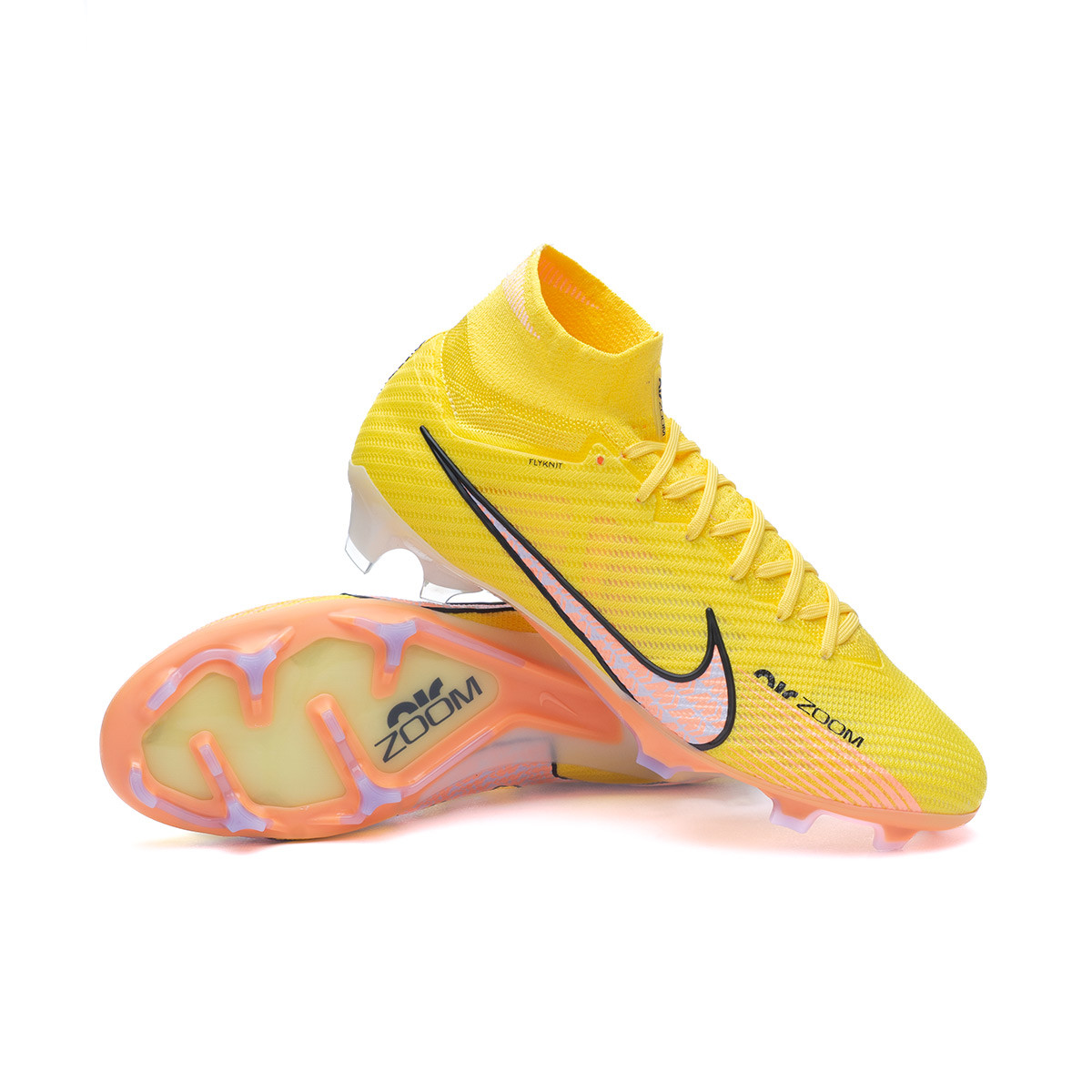 Admirable tenaz compilar Bota de fútbol Nike Air Zoom Mercurial Superfly 9 Elite FG Yellow  Strike-Sunset Glow-Barely Grape - Fútbol Emotion