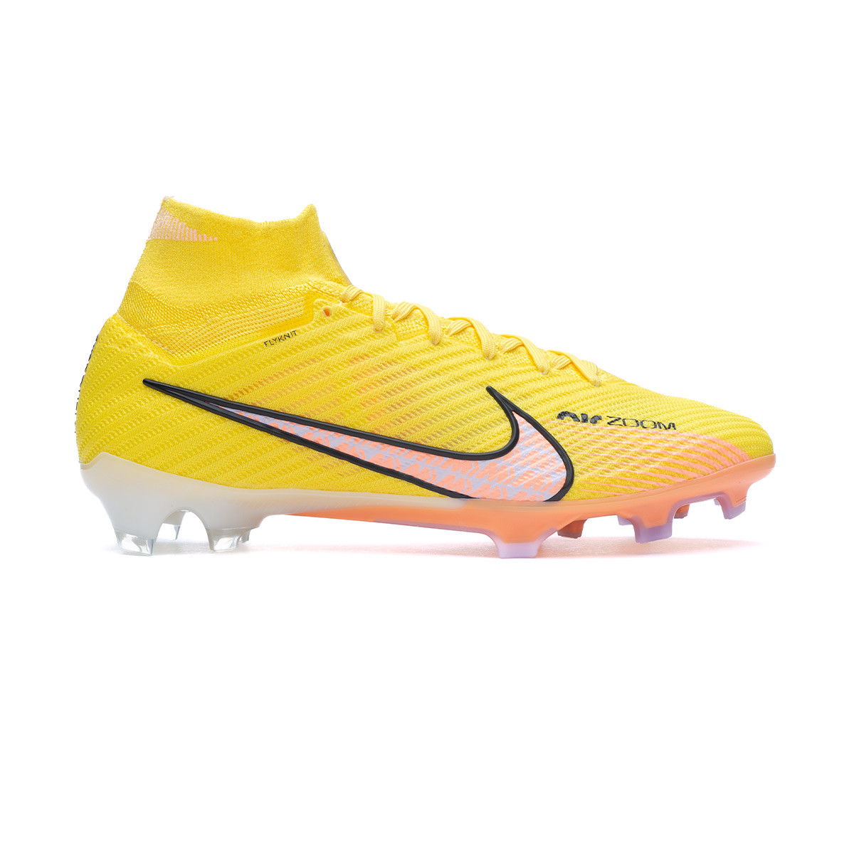 cerrar Locura Ajustamiento Bota de fútbol Nike Air Zoom Mercurial Superfly 9 Elite FG Yellow  Strike-Sunset Glow-Barely Grape - Fútbol Emotion