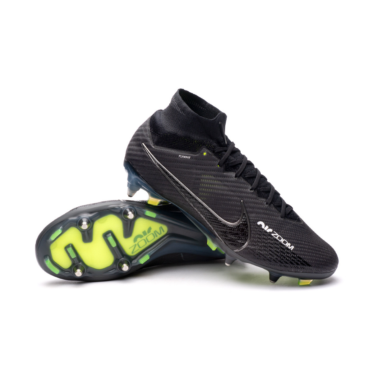 Bota de fútbol Nike Air Zoom Mercurial Superfly 9 Elite SG-Pro Black-Dark Smoke Grey-Summit White - Emotion