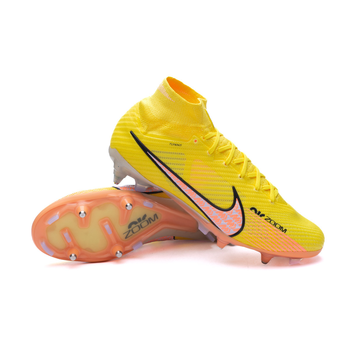 Bota de fútbol Nike Air Mercurial Superfly 9 Elite SG-Pro Yellow Strike-Sunset Glow-Barely - Fútbol Emotion