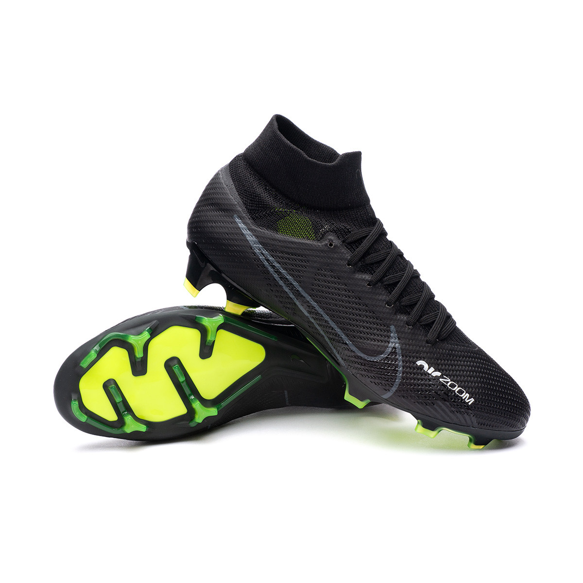 Bota de fútbol Air Zoom Mercurial Superfly 9 Pro Black-Dark Smoke Grey-Summit White - Emotion