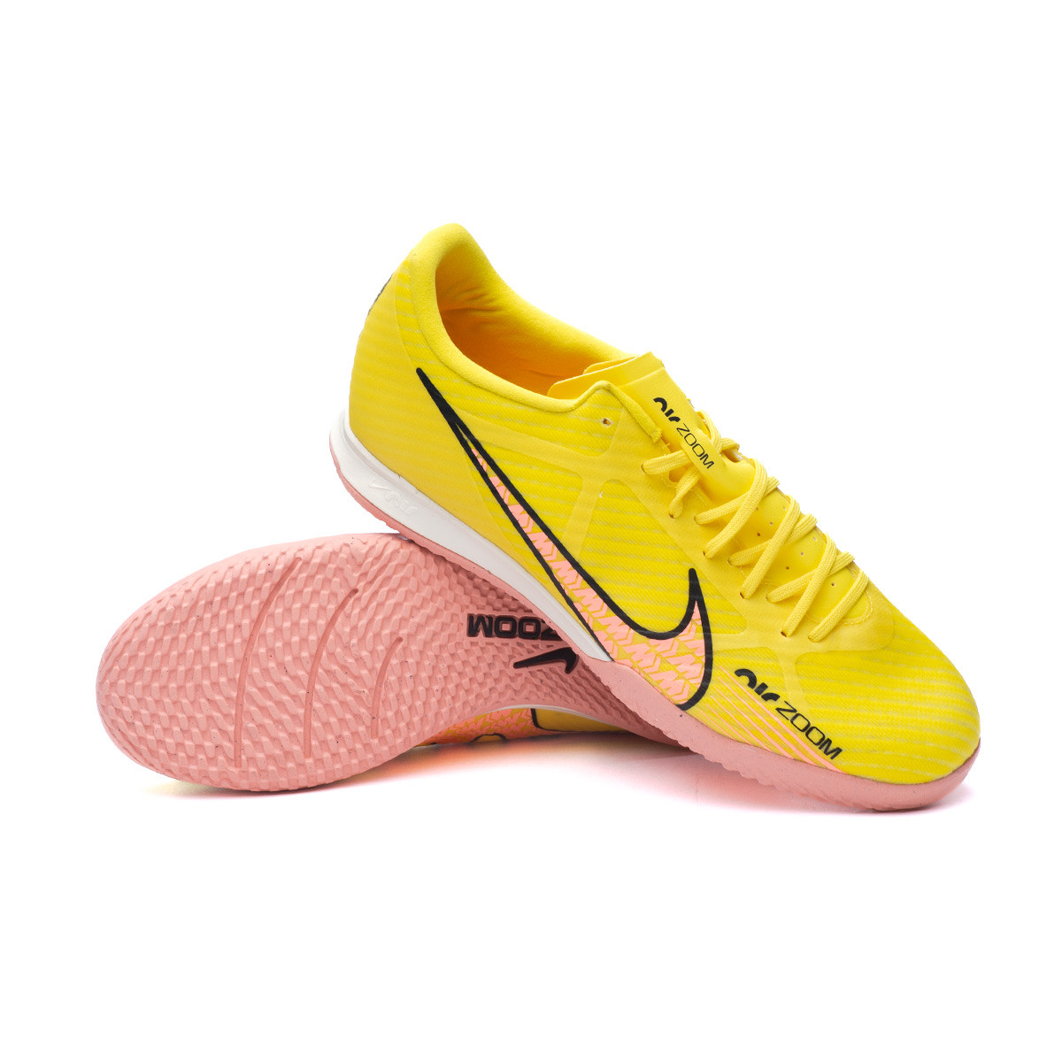 fresa Mansión embargo Zapatilla de Fútbol sala Nike Air Zoom Mercurial Vapor 15 Academy IC Yellow  Strike-Sunset Glow-Coconut Milk - Fútbol Emotion