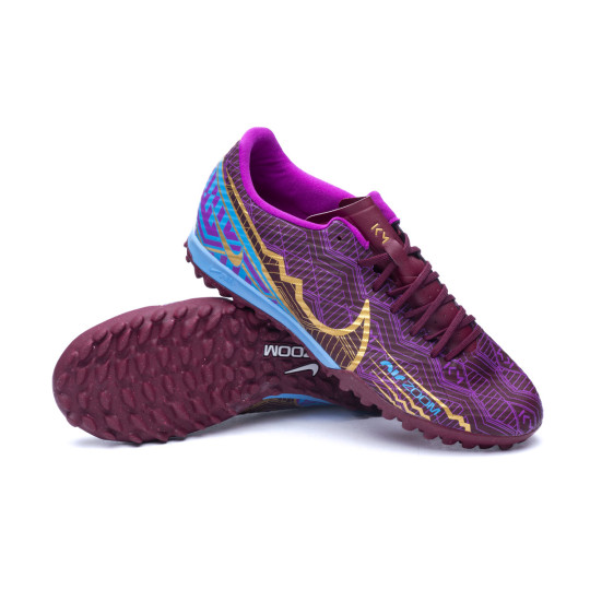 Nike Mbappe Zoom Mercurial Vapor 15 Academy TF â Dark Beetroot Metallic Vivid Gold 