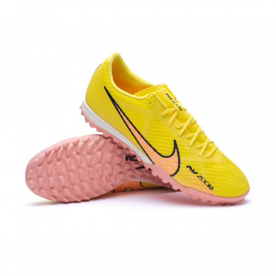 de fútbol Nike Air Zoom Vapor 15 Academy Turf Yellow Strike-Sunset Glow-Coconut Milk - Fútbol Emotion