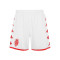 Pantalón corto AS Monaco Primera Equipación 2022-2023 Niño White-Red
