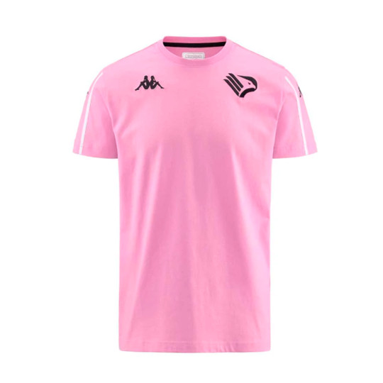 Camiseta Kappa Palermo FC Training 20222023 PinkBlack Fútbol Emotion