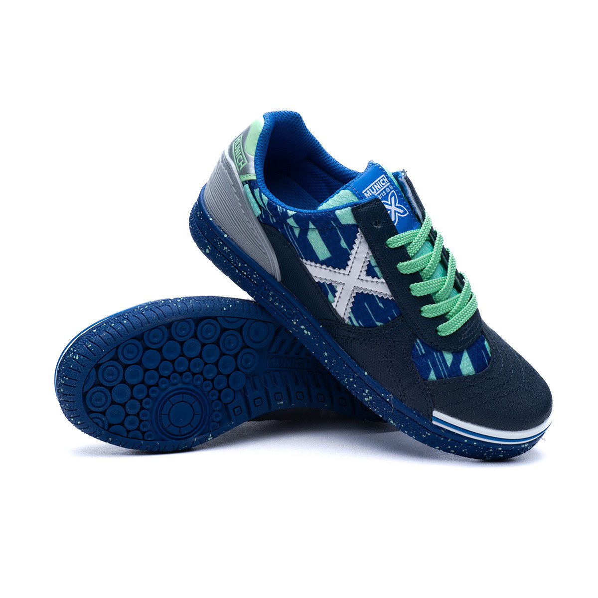 Zapatillas Munich G3 Indoor Niño Azul