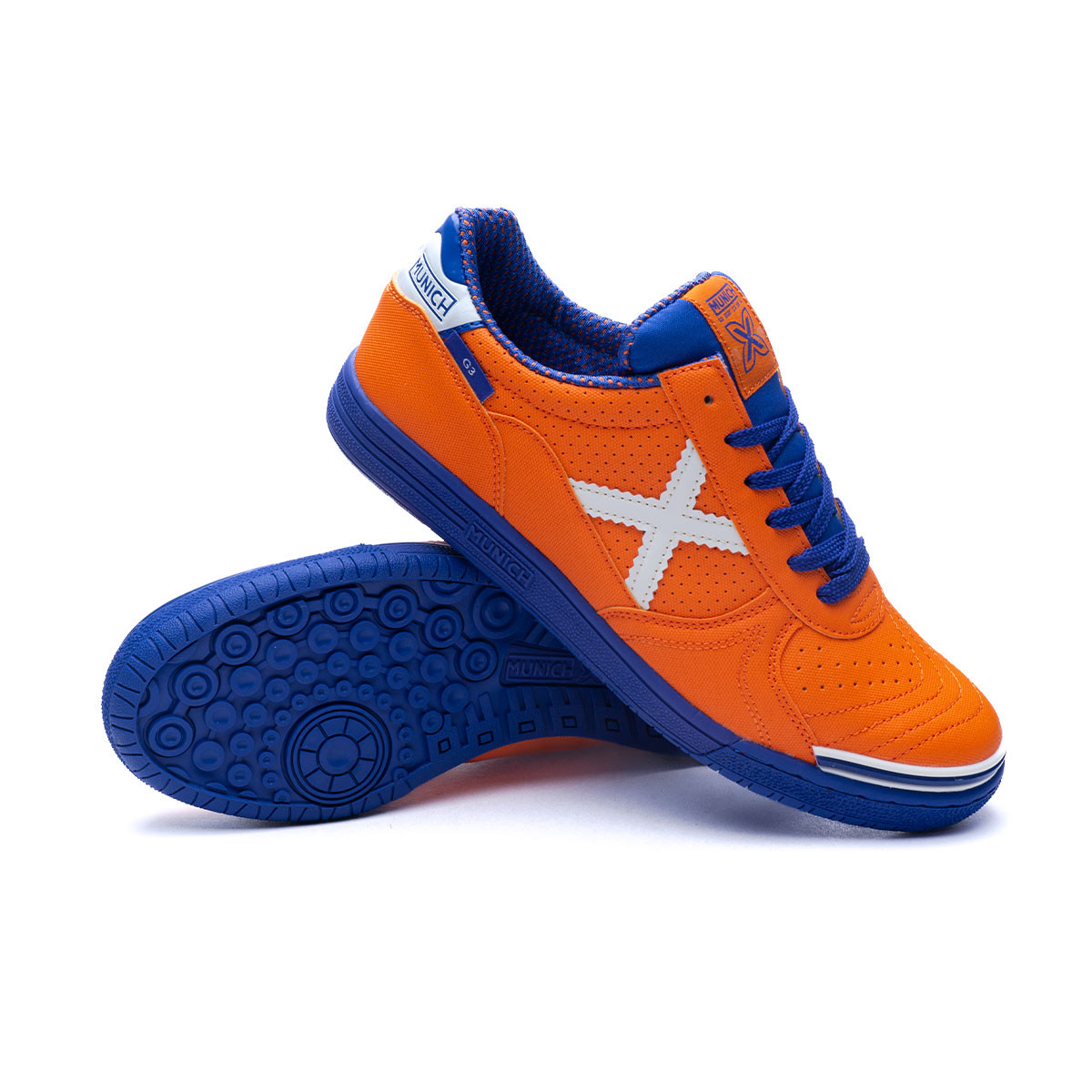 Correctamente Producción Saltar Indoor boots Munich G3 Profit Orange - Fútbol Emotion