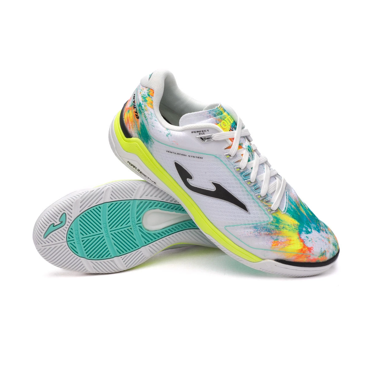 Indoor boots Joma Invicto White Futbol Emotion