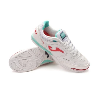 Zapatilla Top Flex Blanco-Turquesa