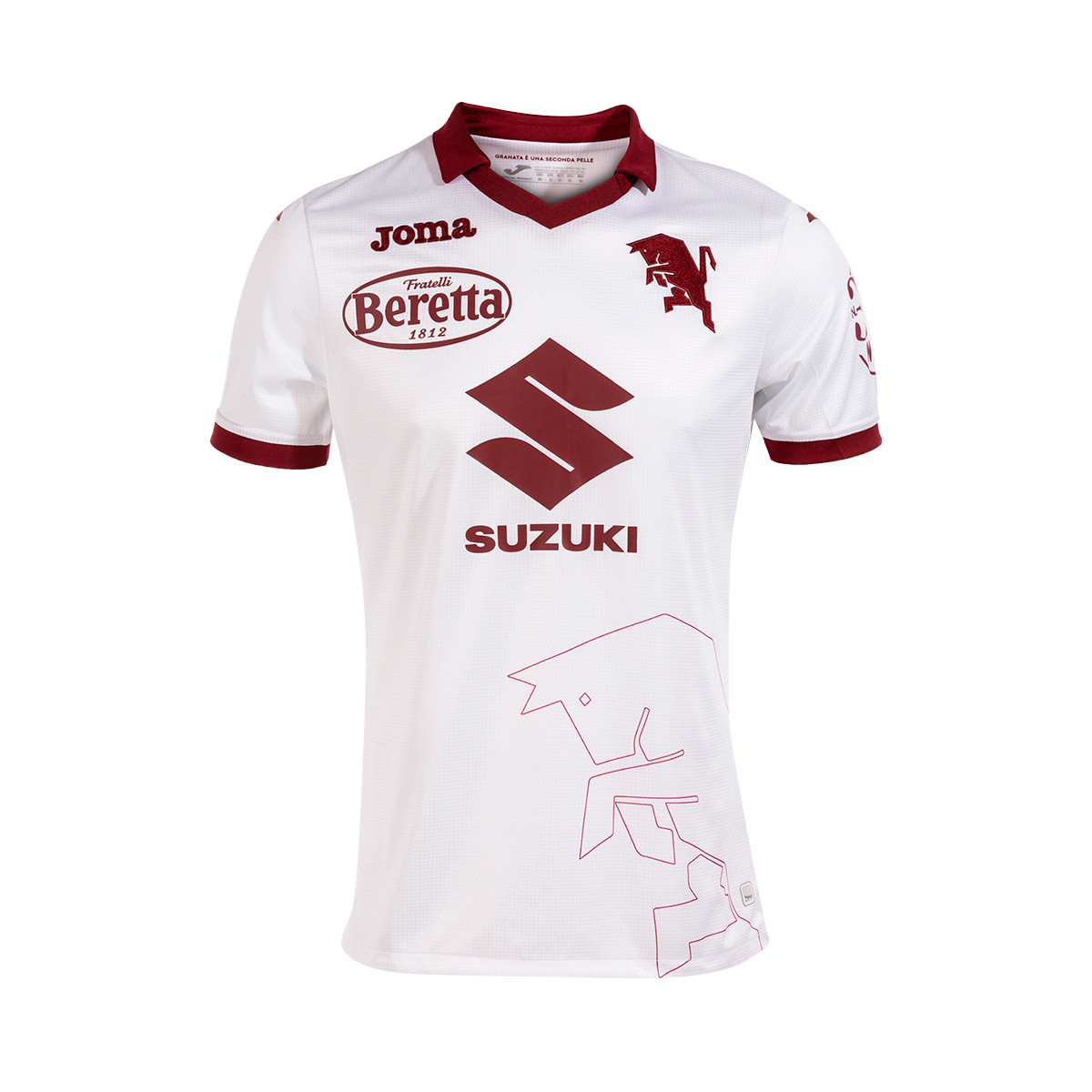 Jersey Joma Torino FC Away Jersey 2022-2023 White - Fútbol Emotion