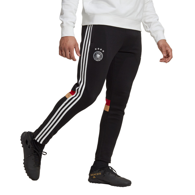 pantalon-largo-adidas-alemania-fanswear-mundial-qatar-2022-black-white-2