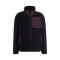 Chaqueta Alemania Fanswear Mundial Qatar 2022 Black-Shadow Maroon
