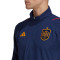 Chaqueta España Fanswear Mundial Qatar 2022 Navy Blue