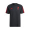 Camiseta Bélgica Fanswear Mundial Qatar 2022 Black
