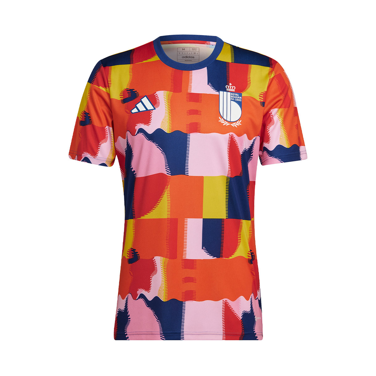 Camiseta adidas Bélgica Pre-Match Qatar 2022 Multicolor Emotion