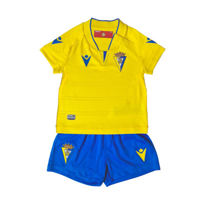 Conjunto Cádiz CF Primera Equipación 2022-2023 Bebé Yellow - Fútbol