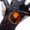 Guante Speed Contact Supergrip+ Finger Surround Black-White-Fluor Orange