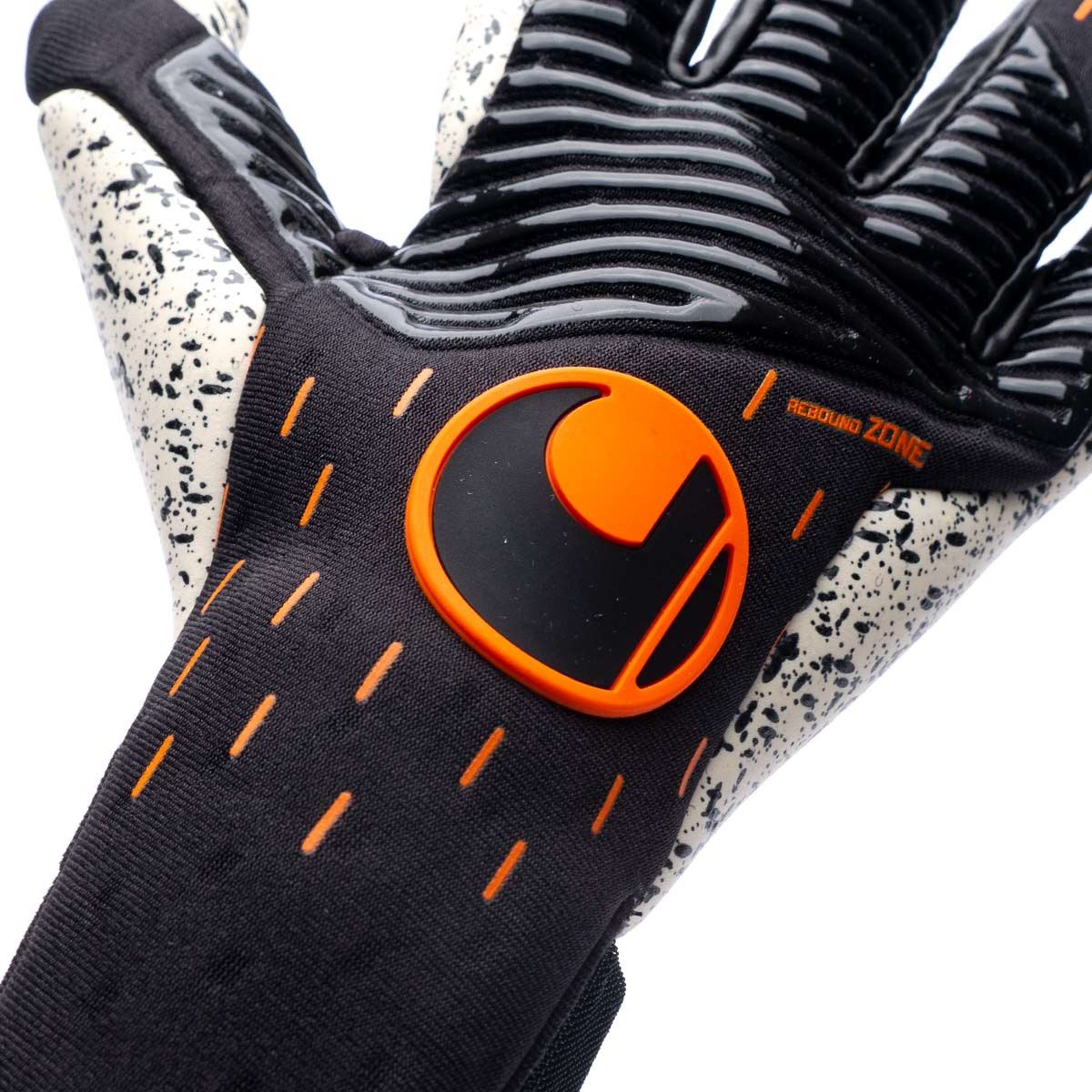 Gant Uhlsport Speed Contact Supergrip+ HN Black-White-Fluor Orange - Fútbol  Emotion