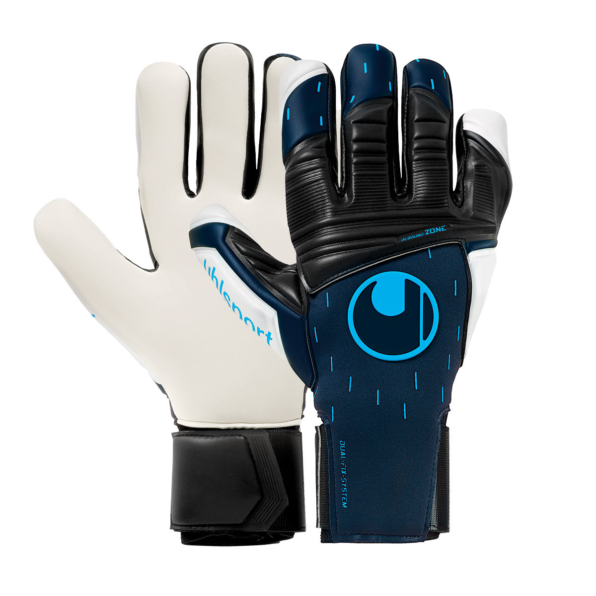 Glove Uhlsport Speed Contact Absolutgrip HN NavyBlackFluo blue