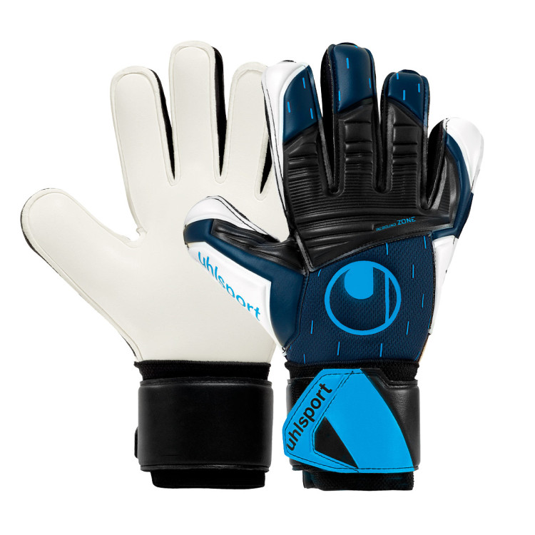 Generally speaking battle Repeated Guanti Uhlsport Speed Contact Supersoft Navy-Black-Fluo blue - Fútbol  Emotion