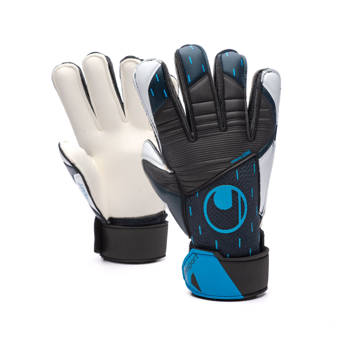 Glove Uhlsport Speed Contact Starter Soft Navy-Black-Fluo blue - Fútbol Emotion