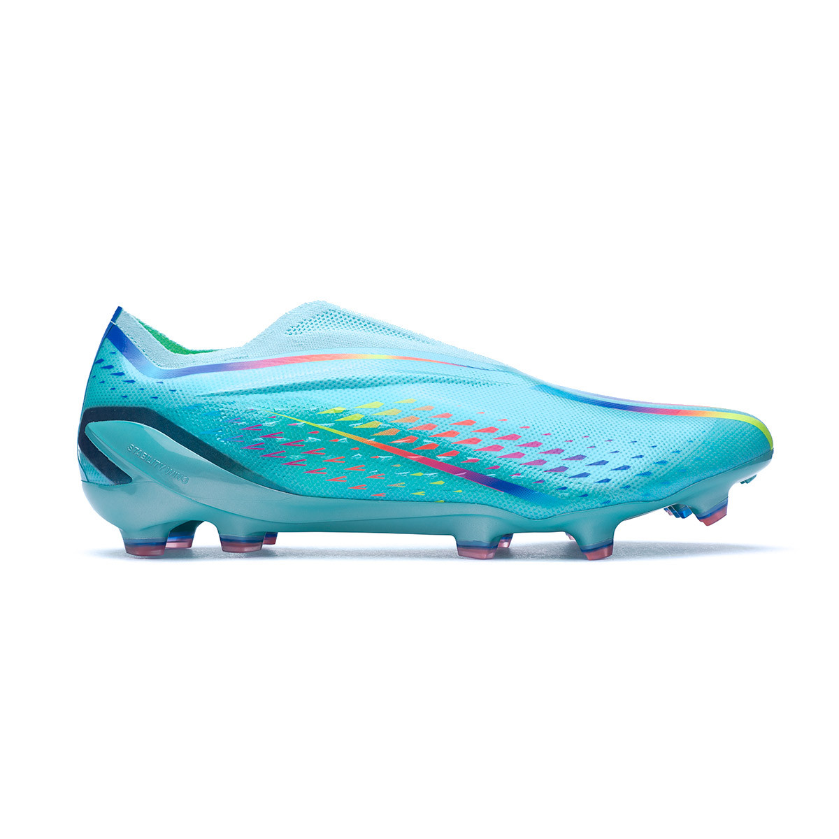 Bota de fútbol adidas X Speedportal + FG Clear Aqua-Solar Red-Power Fútbol Emotion