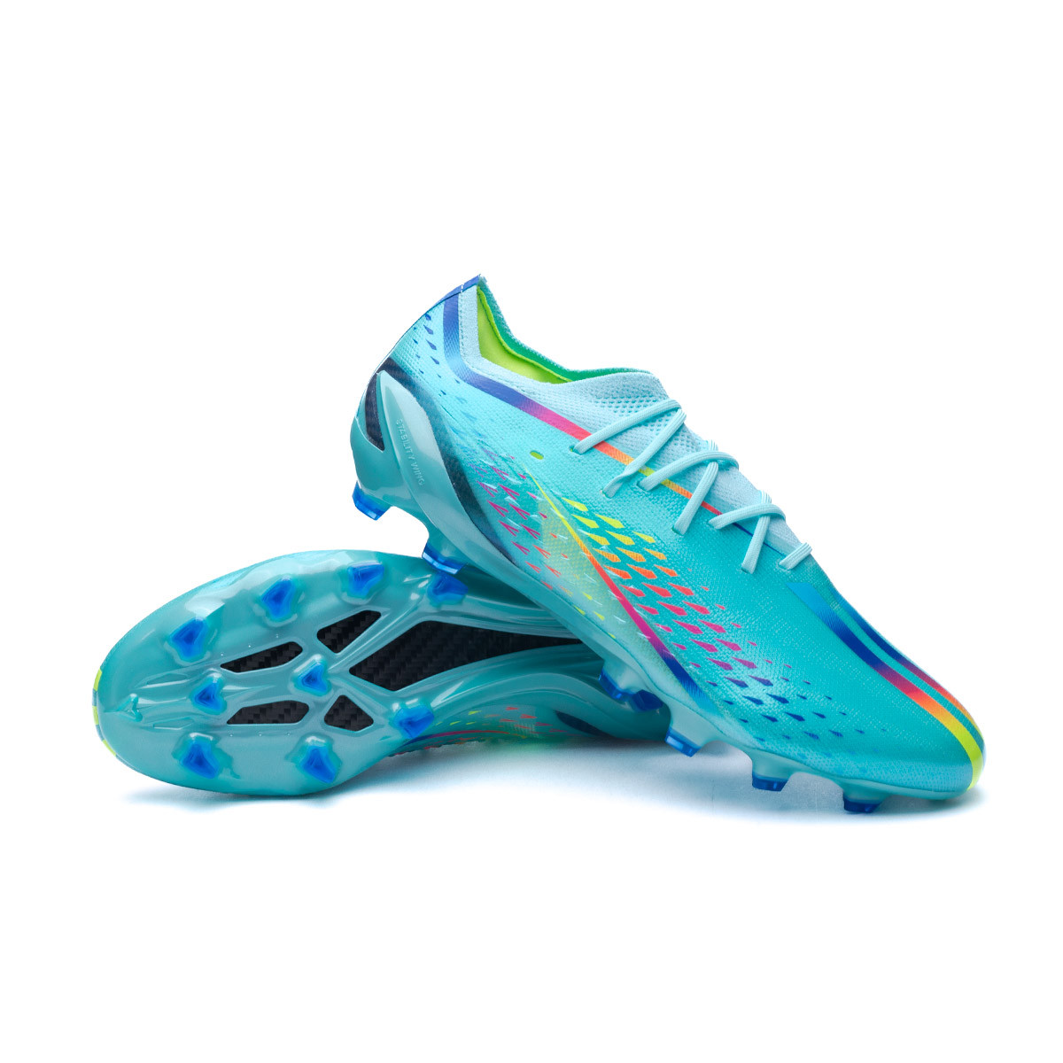 Oso para Especial Bota de fútbol adidas X Speedportal .1 AG Clear Aqua-Solar Red-Power Blue -  Fútbol Emotion