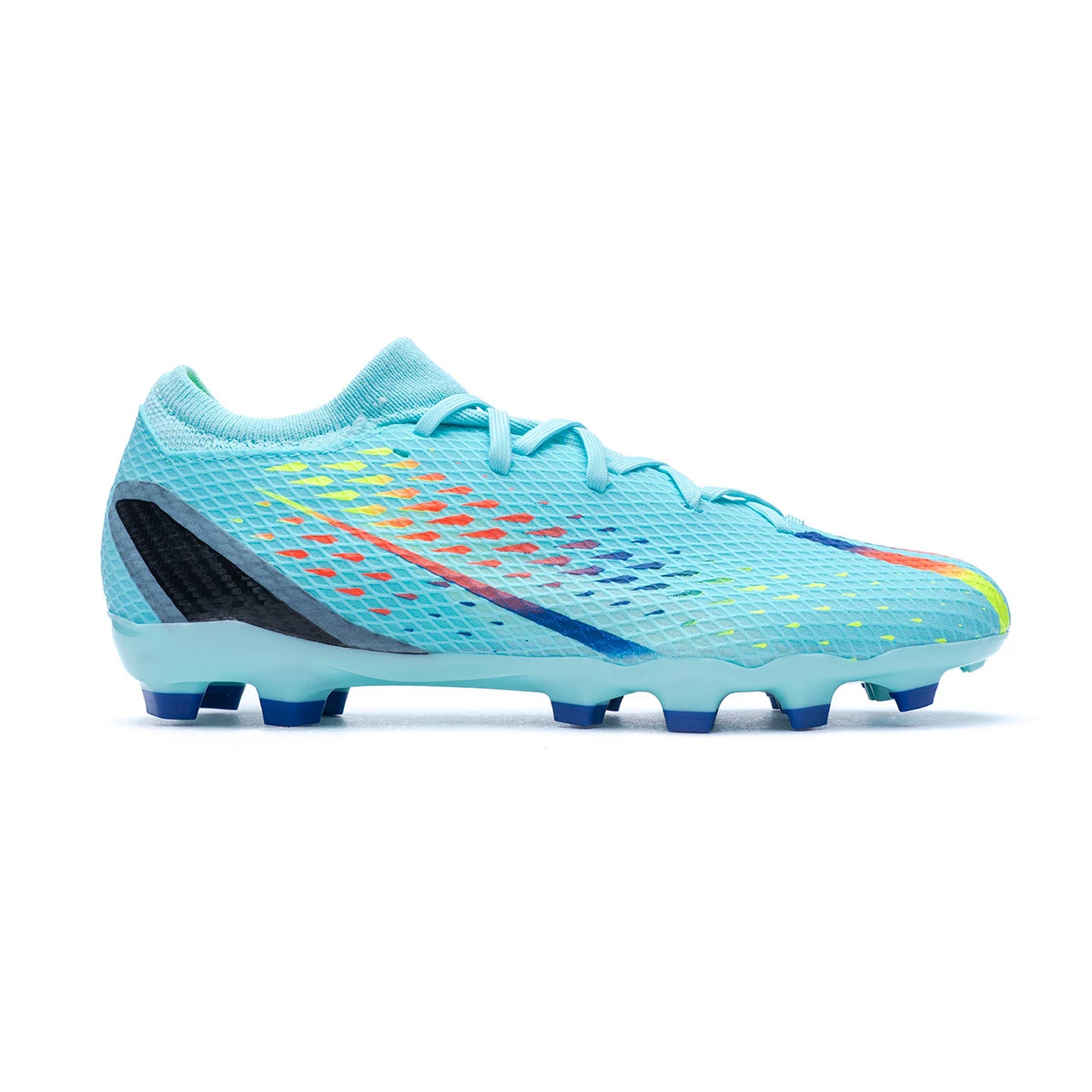 Bota de futbol adidas X Speedportal .3 MG Clear Aqua Power Blue Solar Yellow Futbol Emotion