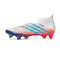 Bota Predator Edge + SG White-Solar Yellow-Power Blue
