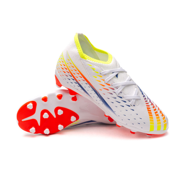 Football Boots adidas Kids Predator Edge .3 MG WhiteSolar YellowPower