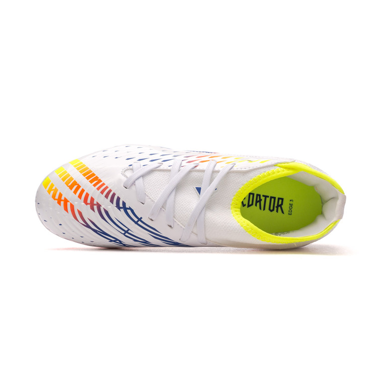 Football Boots adidas Kids Predator Edge .3 MG WhiteSolar YellowPower