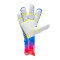 Guante Predator Pro Profesional White-Bright Cyan