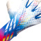 Guante Predator Pro Hybrid Profesional White-Bright Cyan