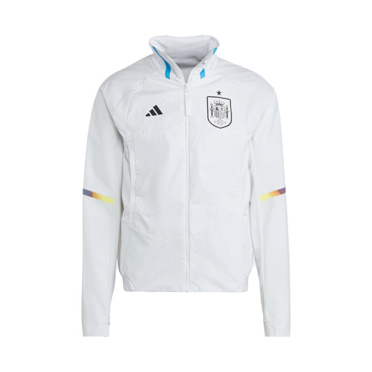 Diacrítico Física frecuencia Chaqueta adidas España Pre-Match Mundial Qatar 2022 White - Fútbol Emotion Diacrítico Física frecuencia Chaqueta adidas España Pre-Match Mundial Qatar 2022 White - Fútbol Emotion
