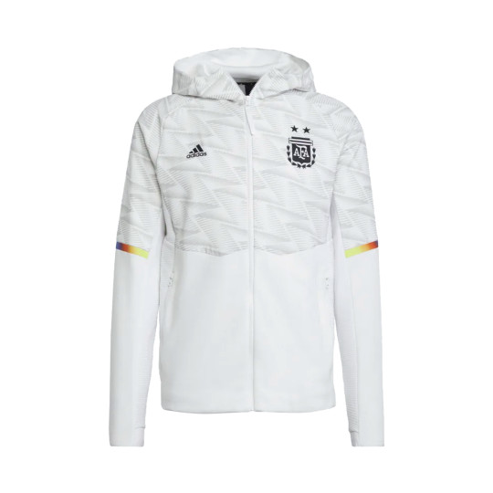 Chaqueta adidas Argentina Fanswear Mundial 2022 White - Fútbol Emotion