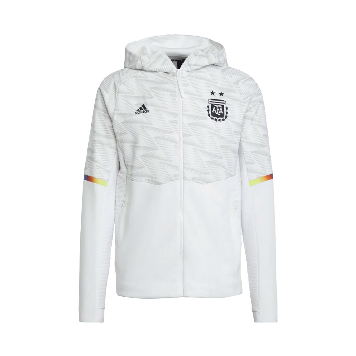 Analgésico Remolque Arte Chaqueta adidas Argentina Fanswear Mundial Qatar 2022 White - Fútbol Emotion Analgésico Remolque Arte Chaqueta adidas Argentina Fanswear Mundial Qatar 2022 White - Fútbol Emotion