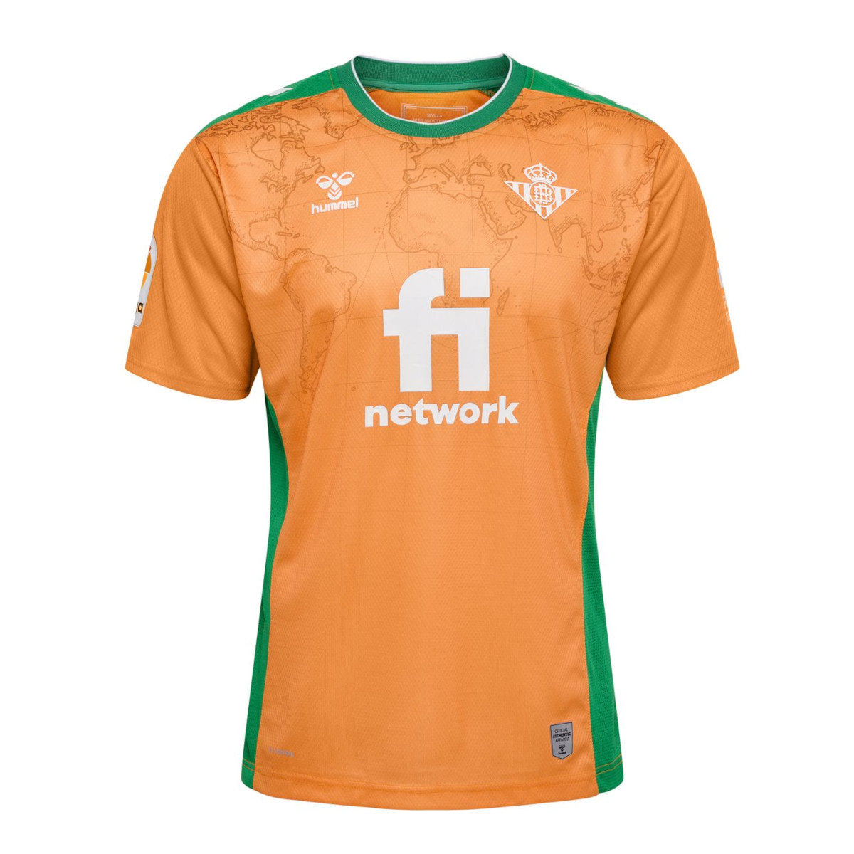 Jersey Hummel Real Balompié Tercera 2022-2023 Niño Bright Marigold - Fútbol Emotion