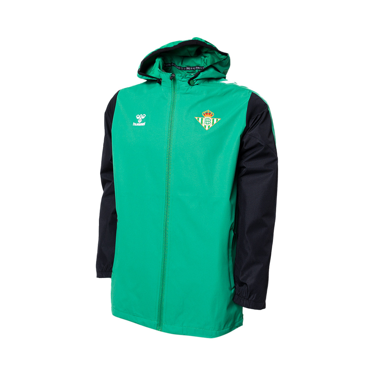 Chamarra Betis Balompié Training 2022-2023 Niño Jelly Bean-Black - Fútbol Emotion