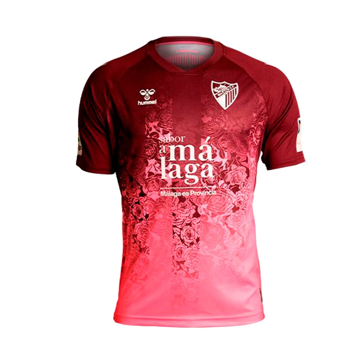 Camiseta Hummel Malaga CF Segunda Equipacion 2022 2023 Potent Purple Futbol Emotion