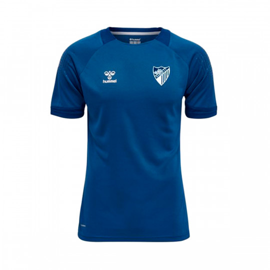 Nublado piloto Devastar Camiseta Hummel Málaga CF Training 2022-2023 Niño True Blue - Fútbol Emotion