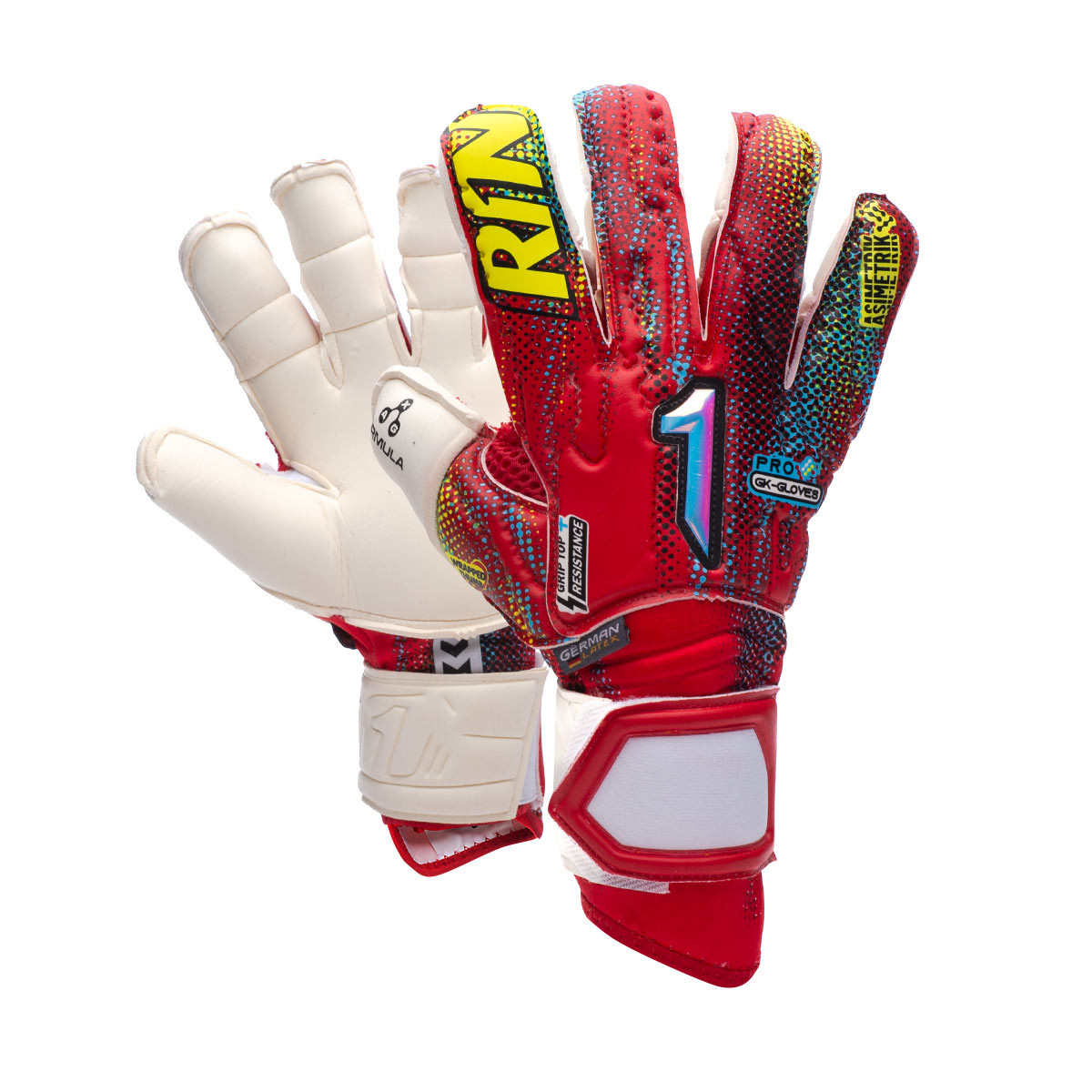 Glove Asimetrik Stellar Pro Red - Fútbol Emotion