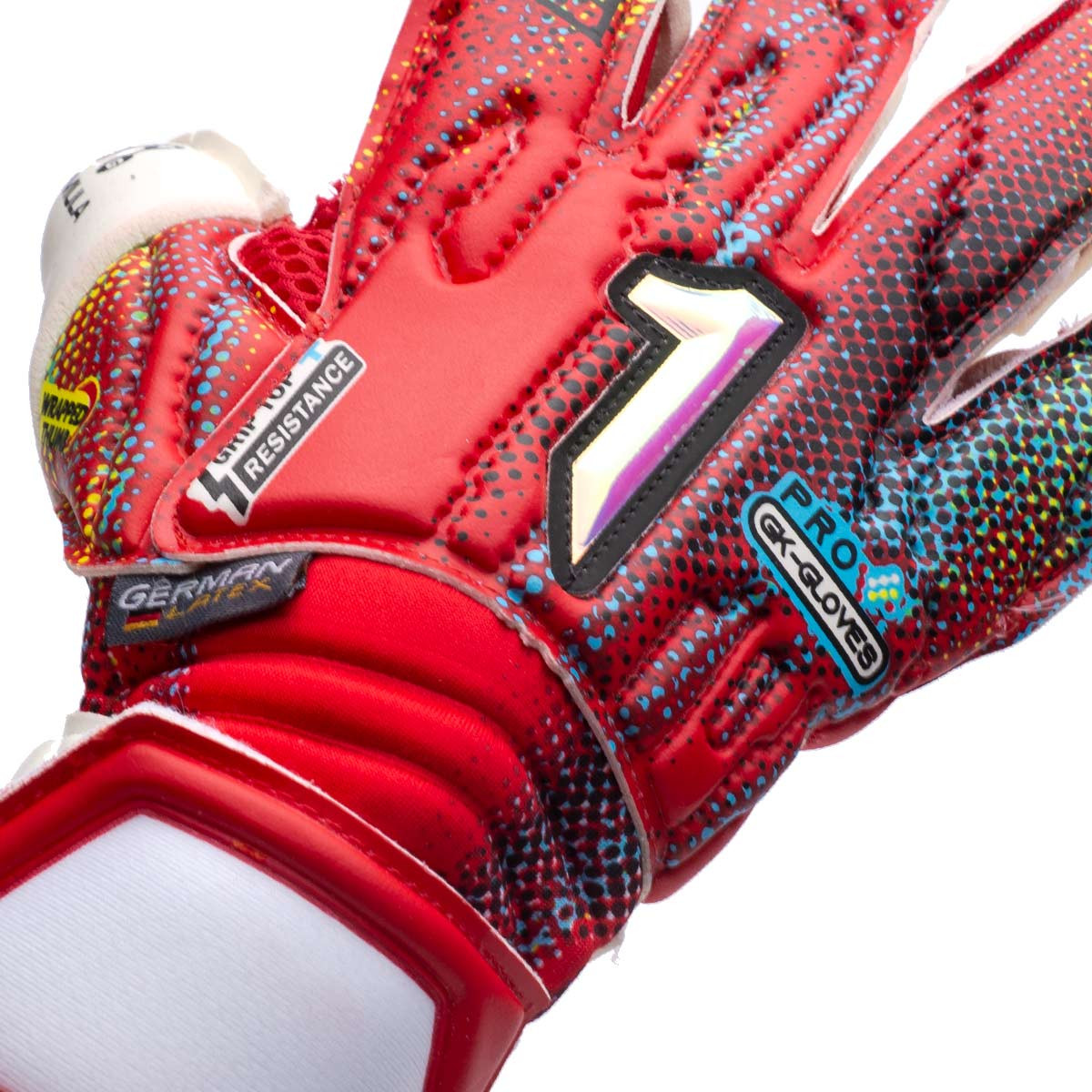 Glove Asimetrik Stellar Pro Red - Fútbol Emotion