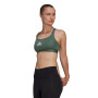 Femme Powerreact Entraînement Medium Support 3 Bandes-Black