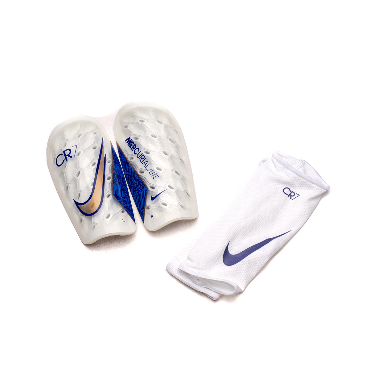 Espinillera Nike Lite CR7 Clear-Concord-Metallic copper Emotion