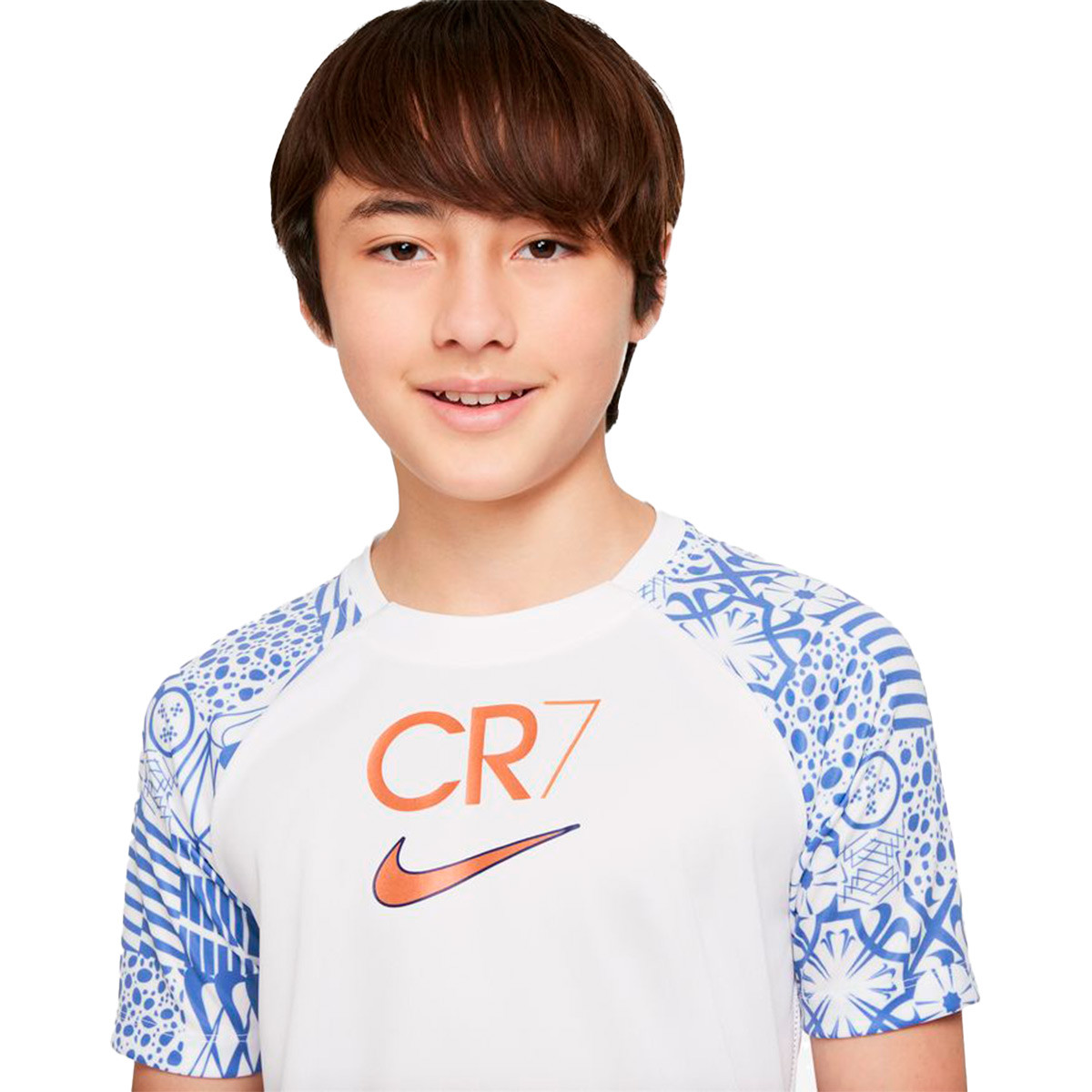 Suavemente polla bufanda Camiseta Nike CR7 Dri-Fit Top Niño White - Fútbol Emotion