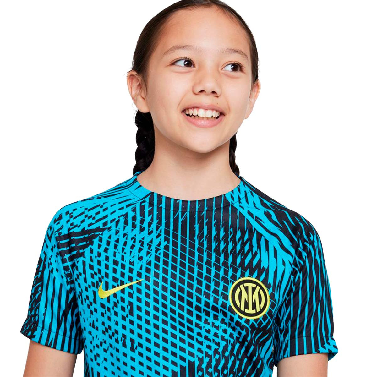 Caso Libro Reposición Camiseta Nike FC Inter de Milán Pre-Match 2022-2023 Niño Light Current Blue  - Fútbol Emotion