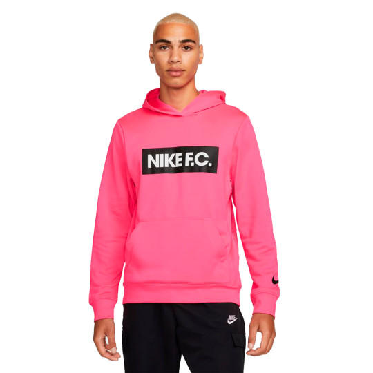 Sweat Nike DriFit NIKE FC Libero Fleece Hoodie Hyper PinkWhiteBlack Fútbol Emotion